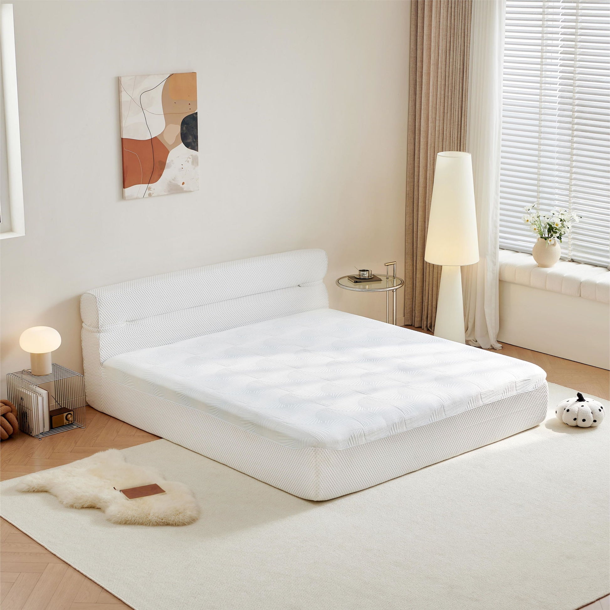 Mattress & Bed Frame With Cool, Pressure Relief, Motion Isolation