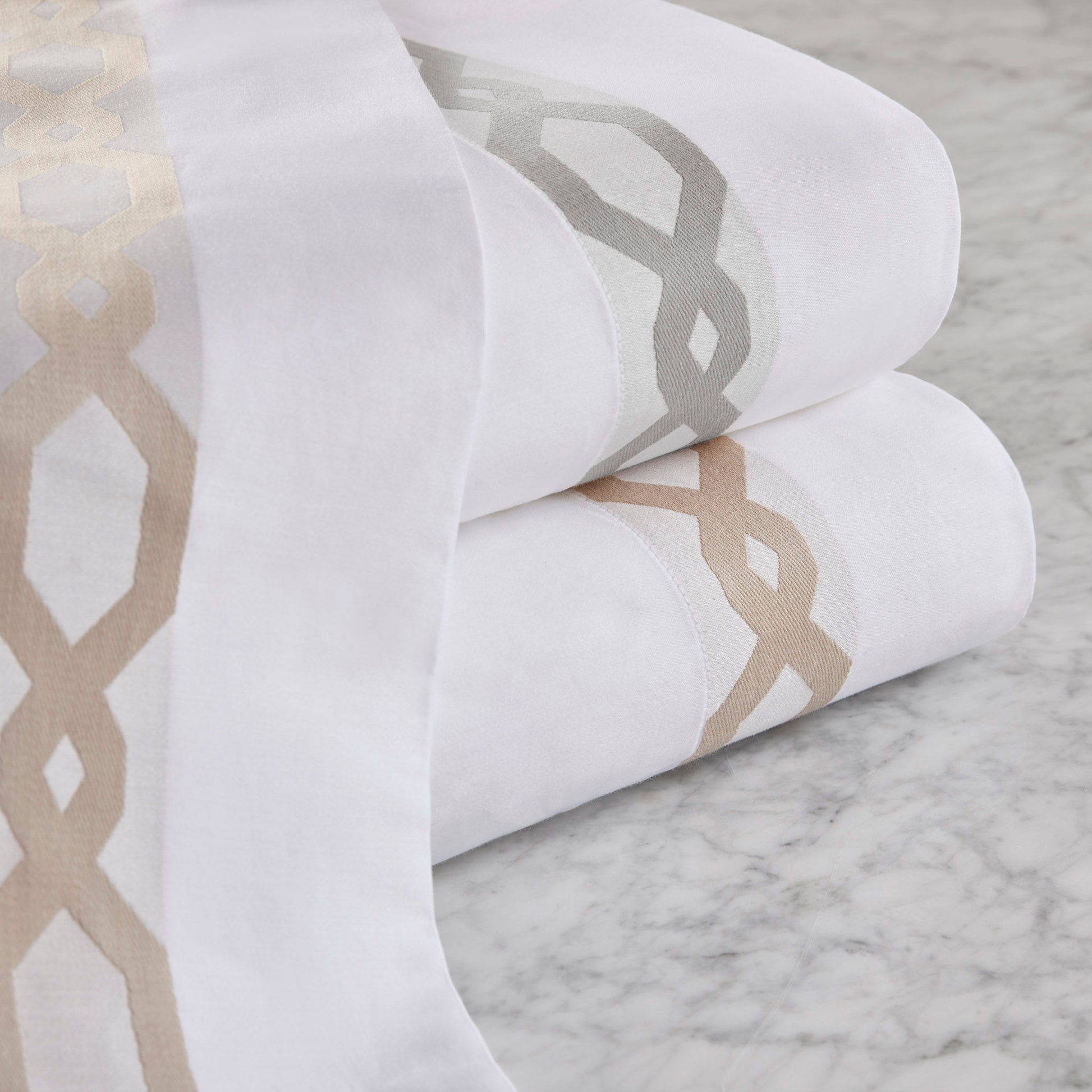 Signature Hem - King Sheet Set - Gray