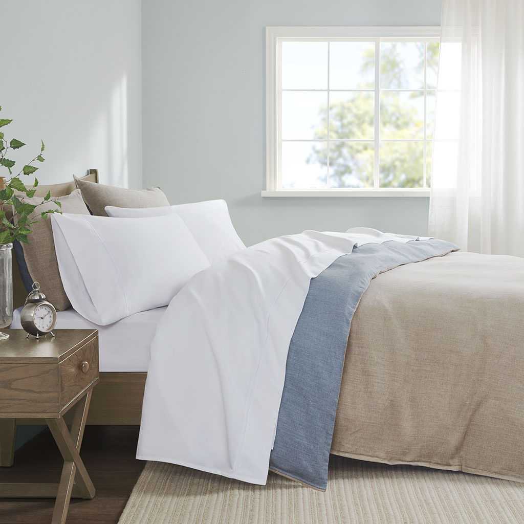 600 Thread Count Sheet Set - White