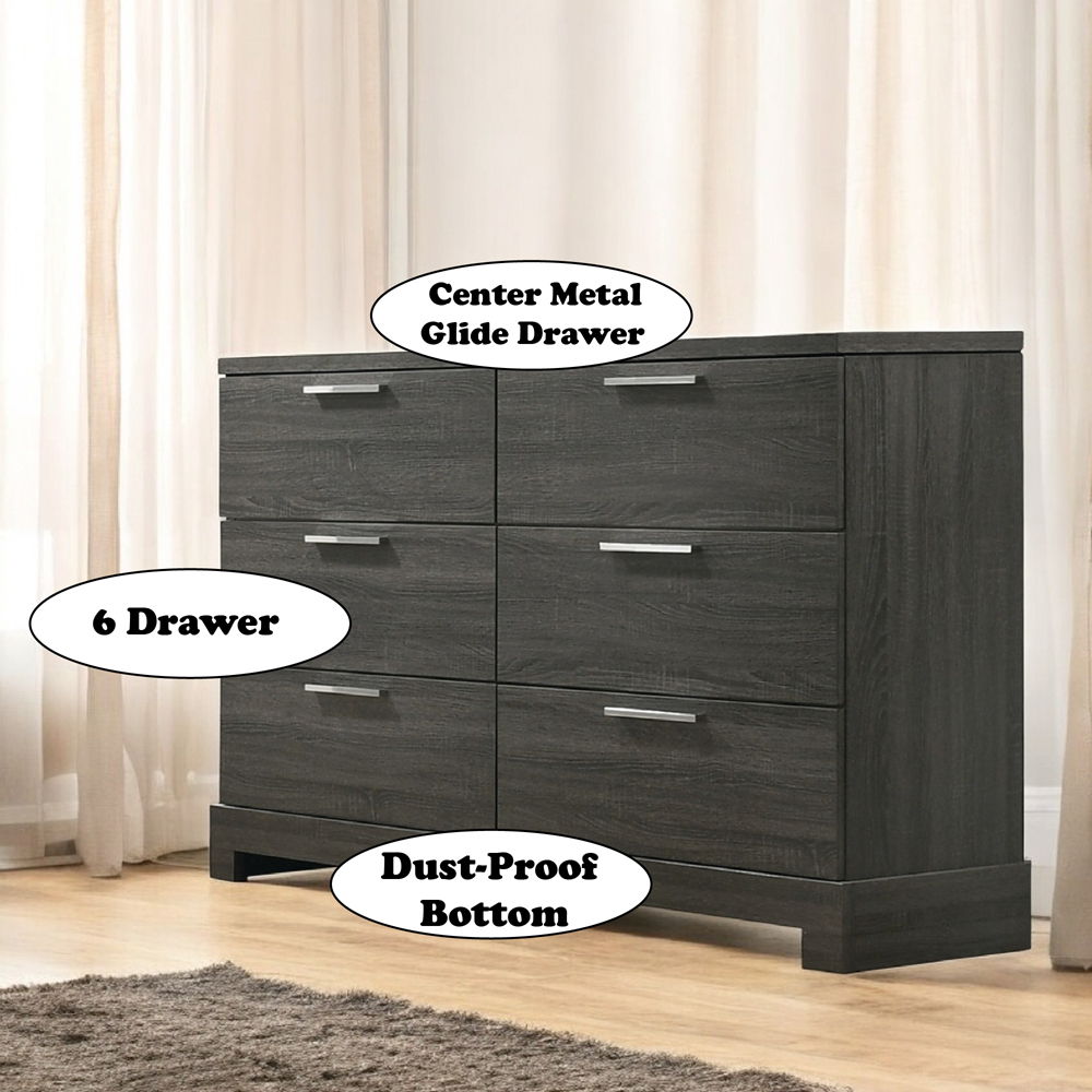 Lantha - Dresser - Gray Oak