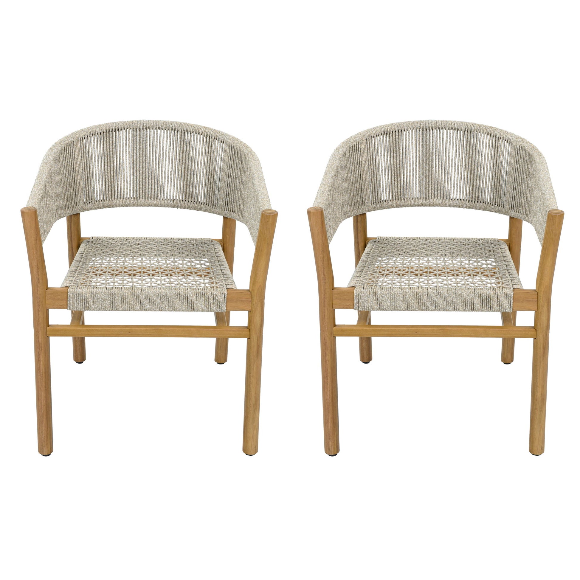 Elegant Outdoor Accent Chair (Set of 2)