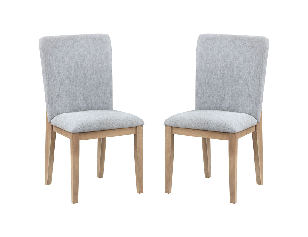 Caspian - And Oak Finish Dining Chair (Set of 2) - Gray