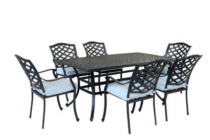 Aluminum Rectangular Dining Set