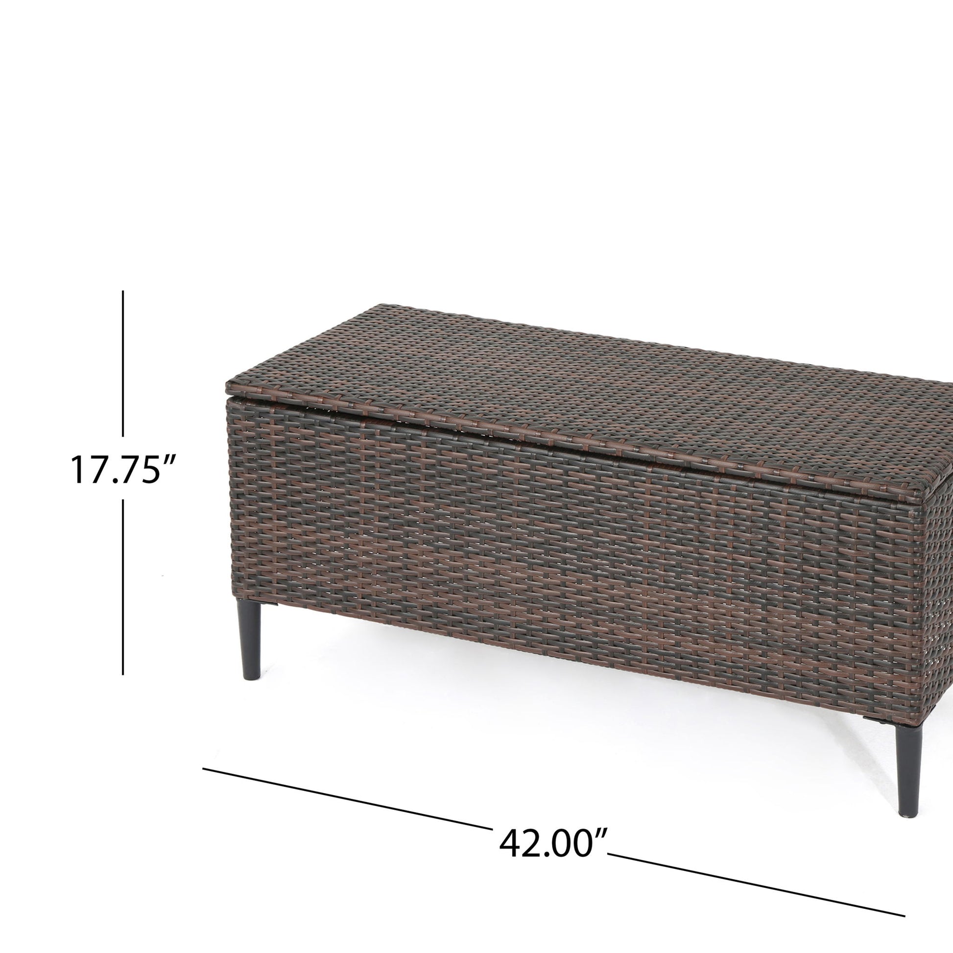 Rupert - Storage Unit Resin Wicker Outdoor