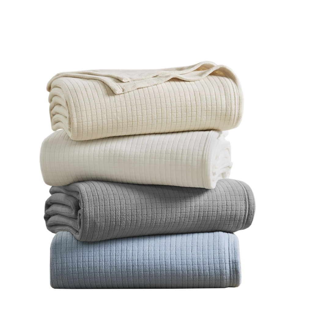 Microfleece - Twin Blanket - Ivory
