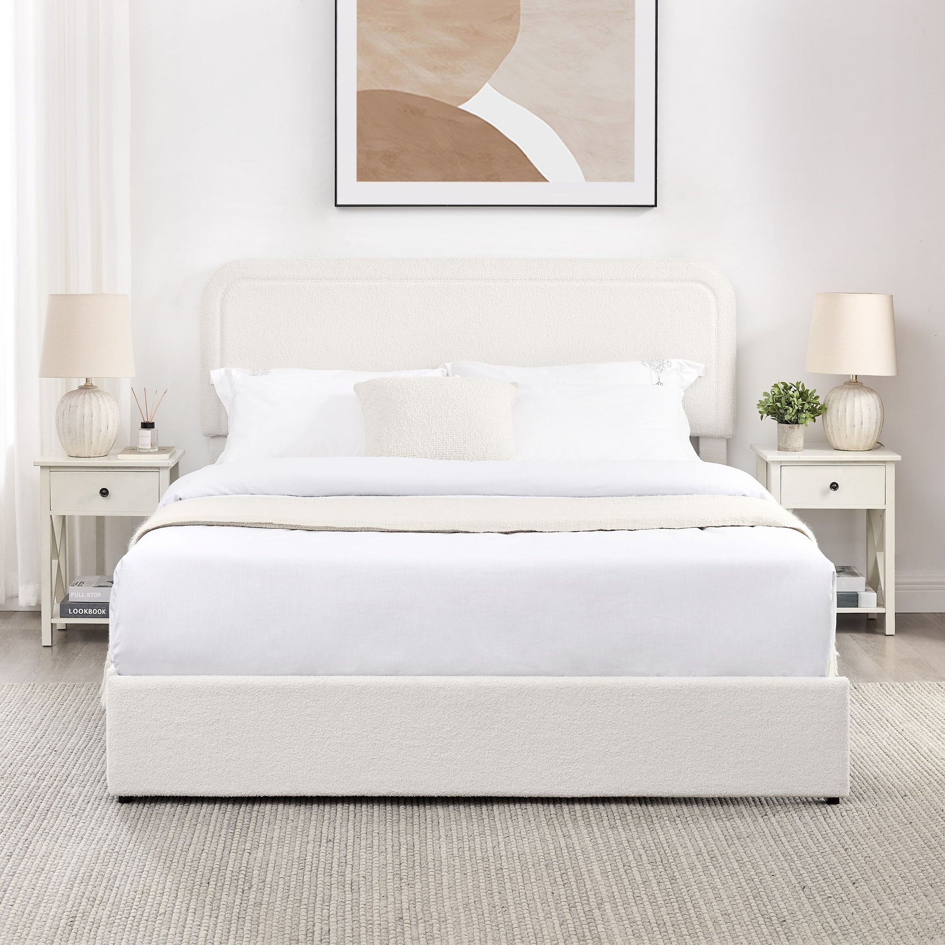 Liv - Patented With Drawers Upholstered Storage Platform Bed