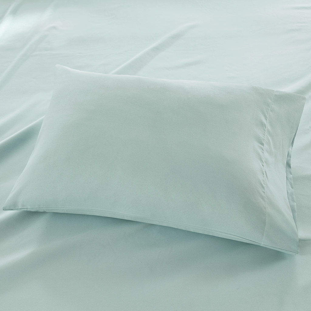 Twin All Season Moisture Wicking Lightweight Sheet Set - Seafoam