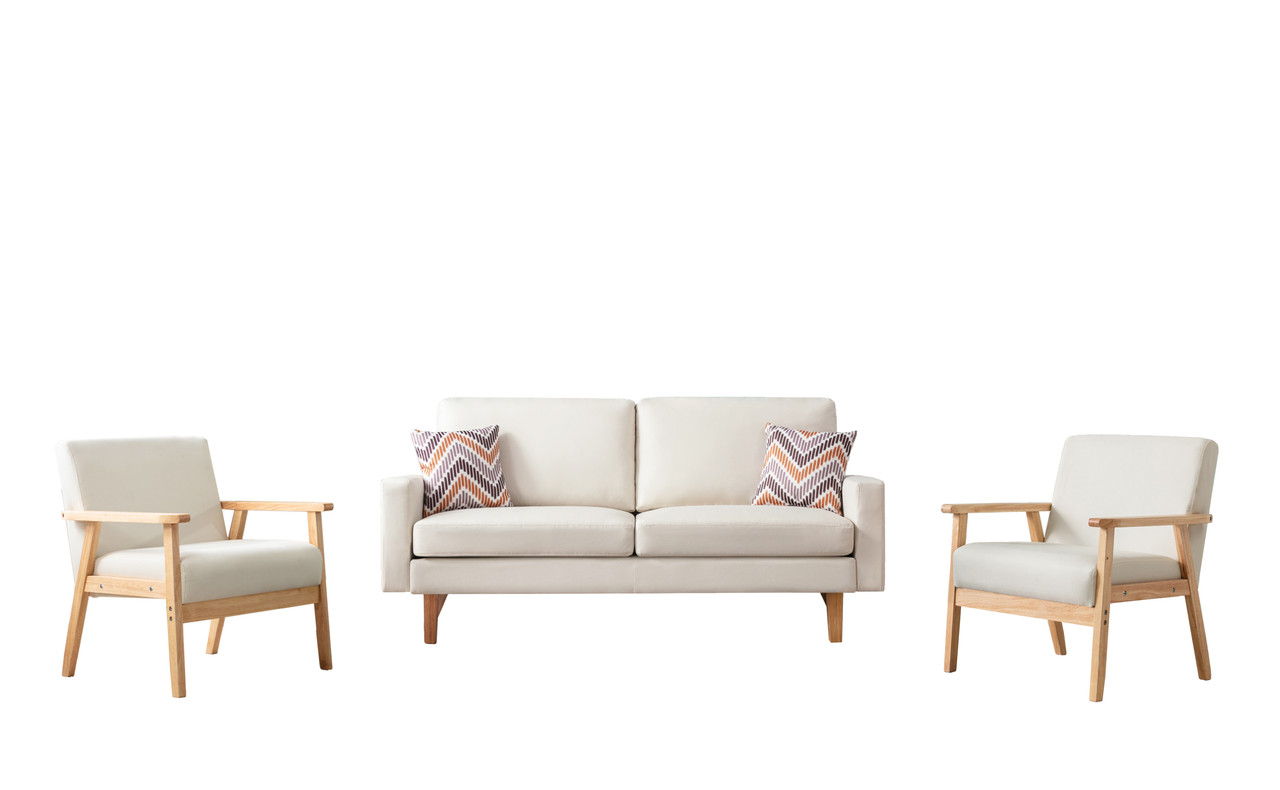 Bahamas - Sofa Set With 2 Throw Pillows