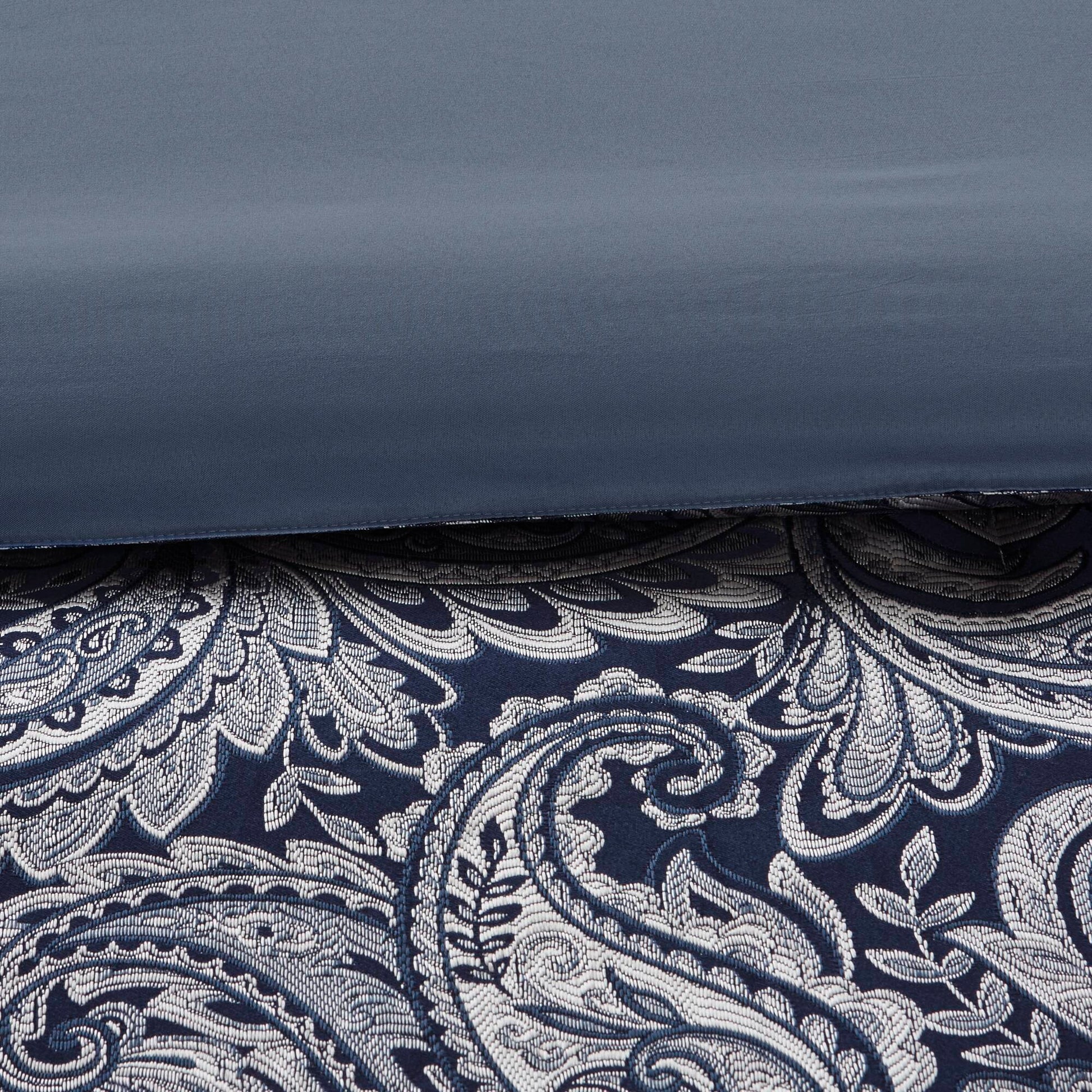 Aubrey - Queen 12 Piece Complete Bed Set - Navy