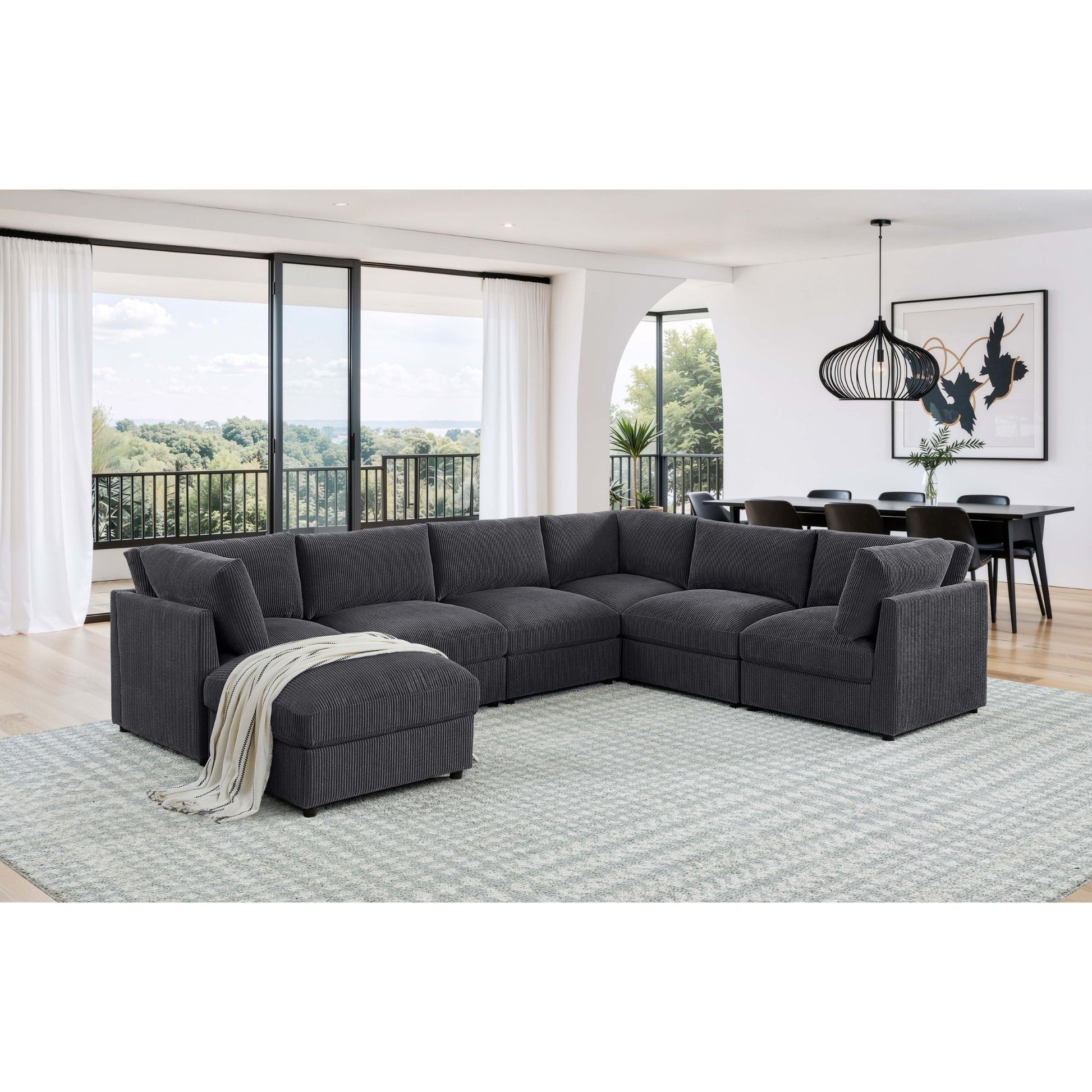 Modular Sectional With Custom Configuration