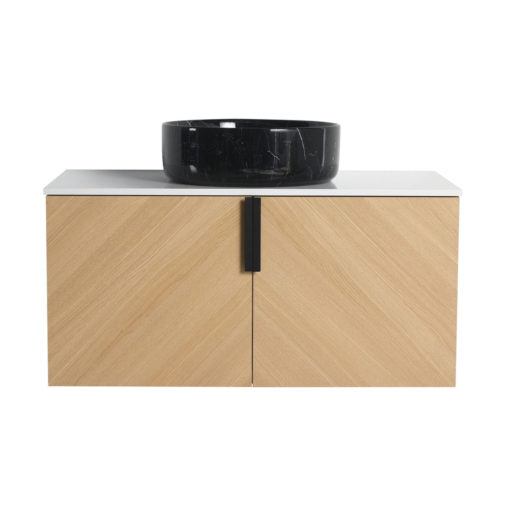 Wall Mounted Bathroom Vanity & Art Sink