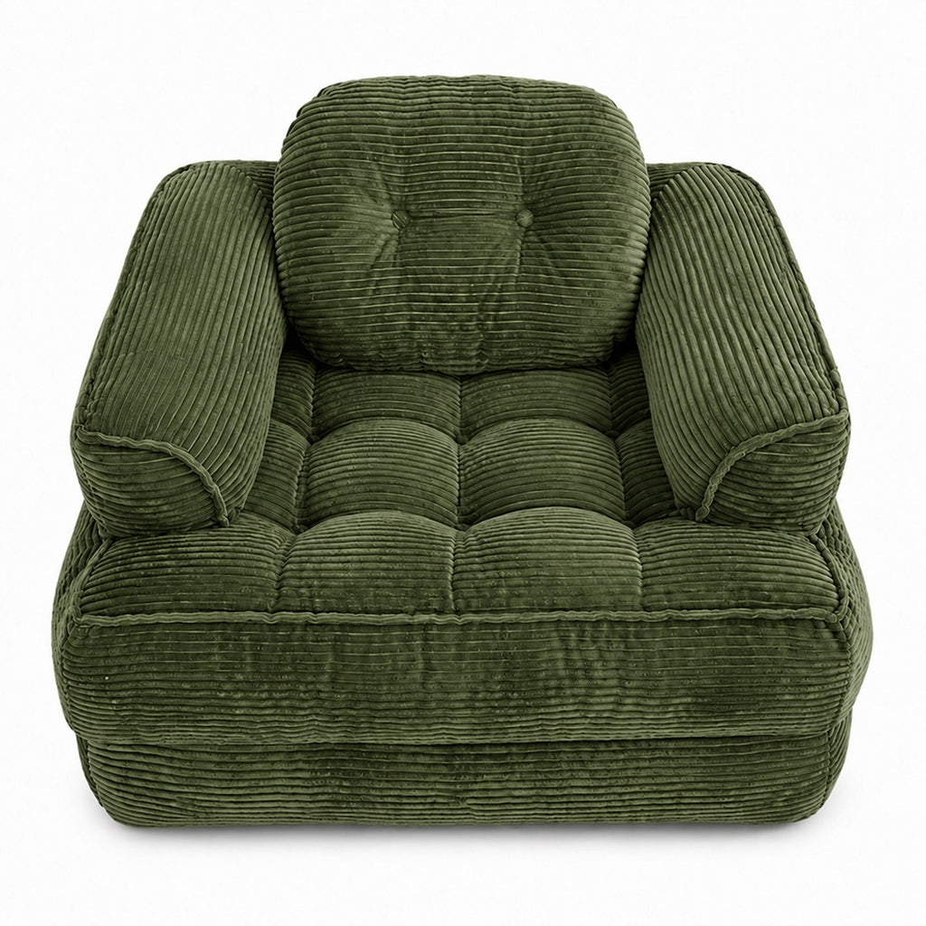 Convertible 2 In 1 Armrest Sofa For Bedroom