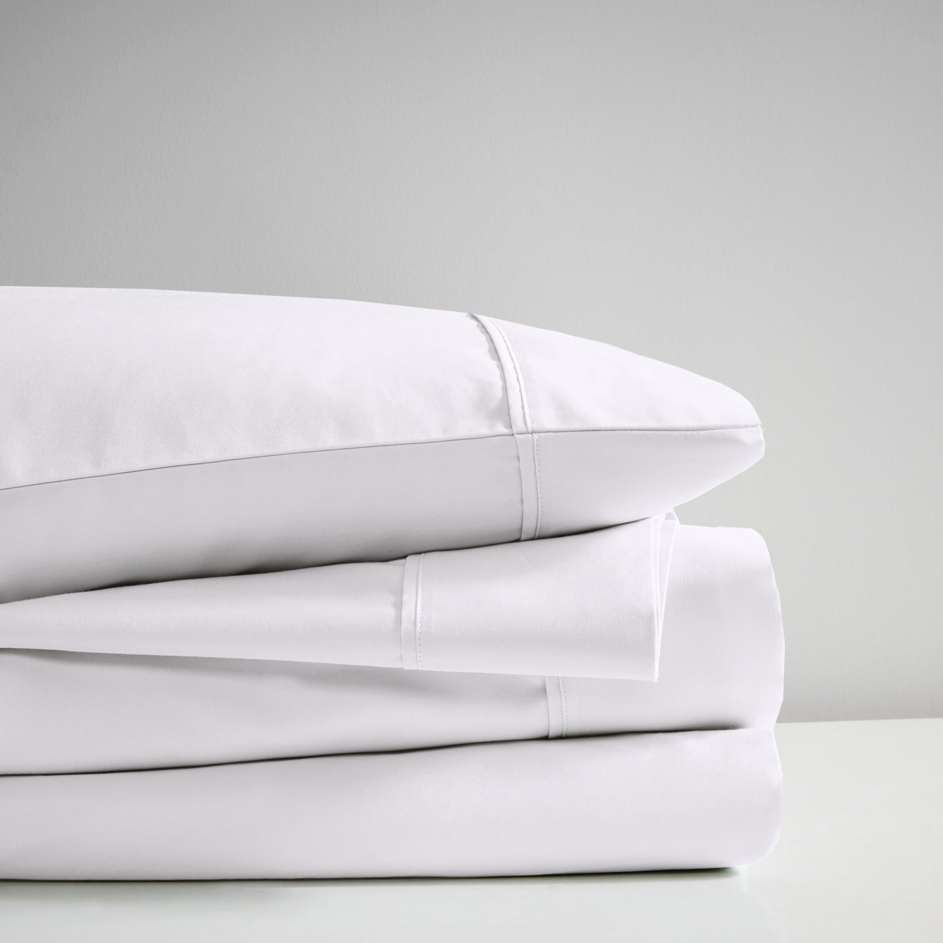 600 Thread Count - Cooling Cotton Blend 4-Piece Sheet Set - White