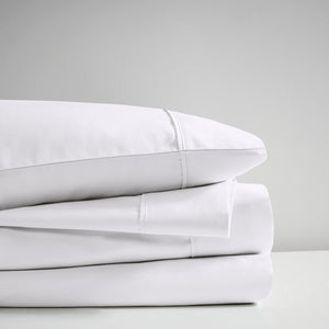 600 Thread Count - Cooling Cotton Blend 4-Piece Sheet Set - White