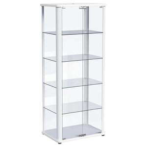 Nevra - 4 Shelf Display LED Curio Cabinet