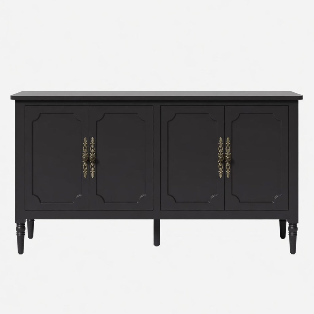 Vintage Buffet Cabinet With Adjustable Shelves