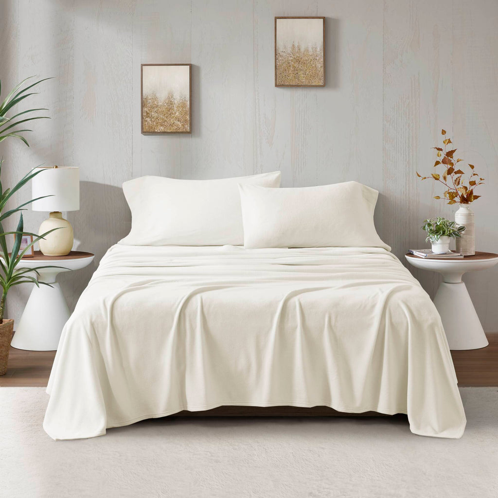 Micro Fleece - Sheet Set - Ivory