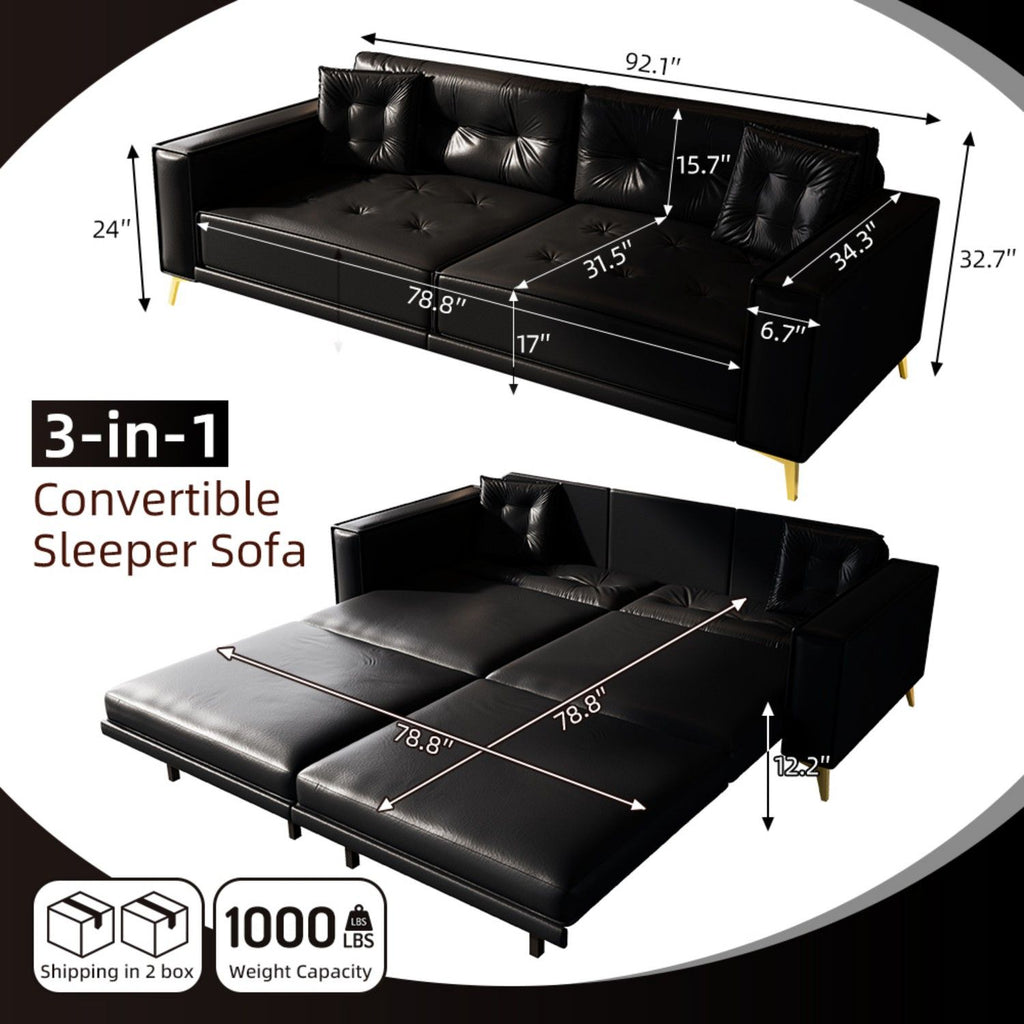 Pull Out Sofa Bed, Convertible Sleeper Sofa