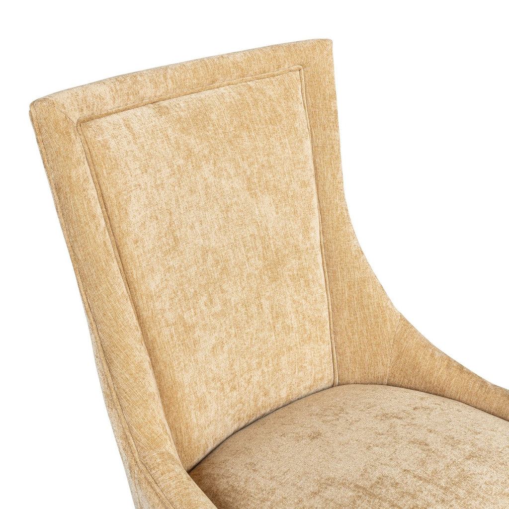 Ultra - Ultra Upholstered Dining Side Chairs With Legs (Set of 2) - Gold