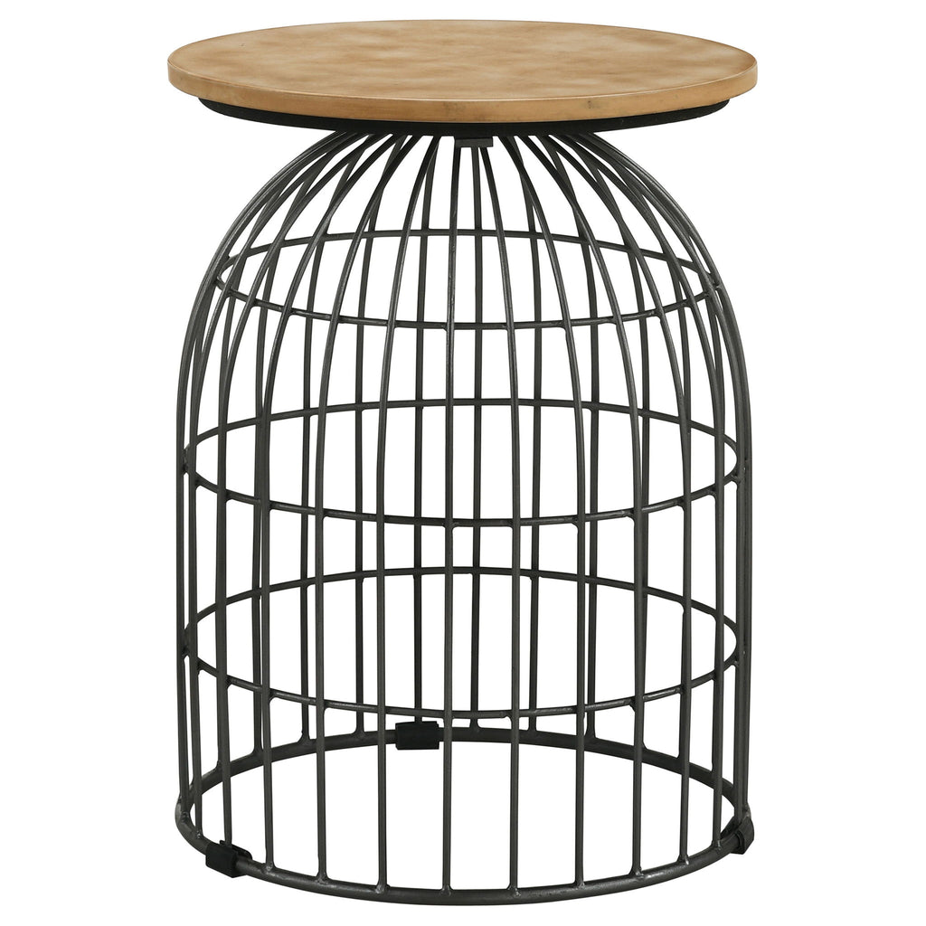Boyd - Side Table - Gunmetal