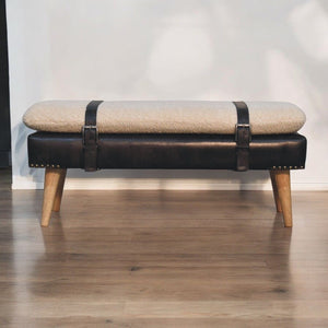Buffalo - Hide Leather Bench