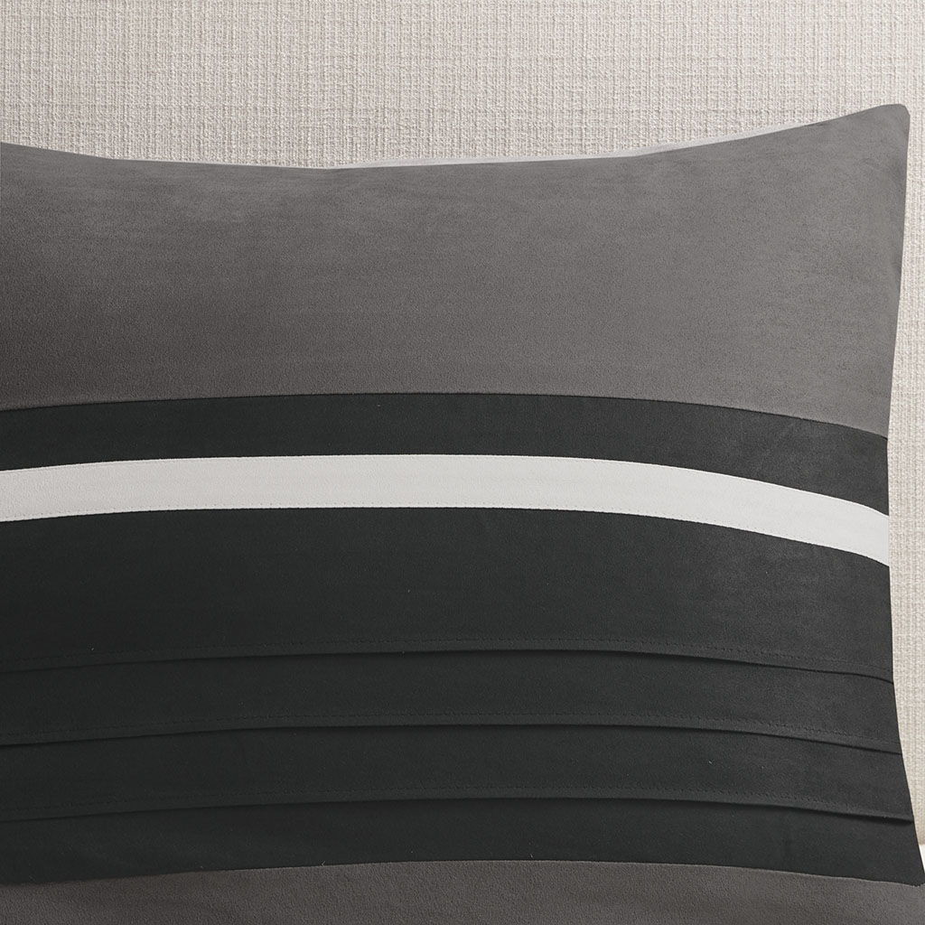 Palmer - Queen Piece Comforter (Set of 7) - Black