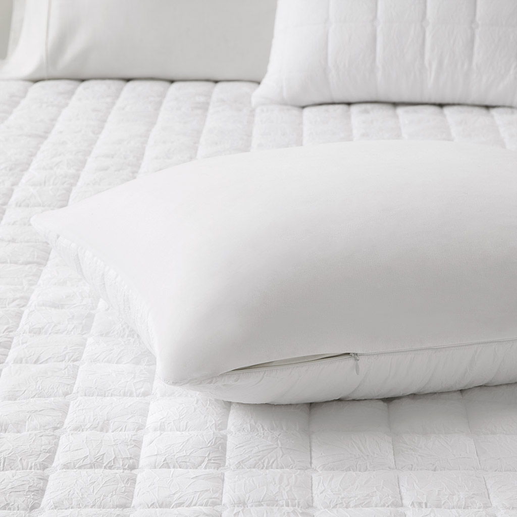 Cocoon - King 3 Piece Quilt Top Comforter Mini Set - White