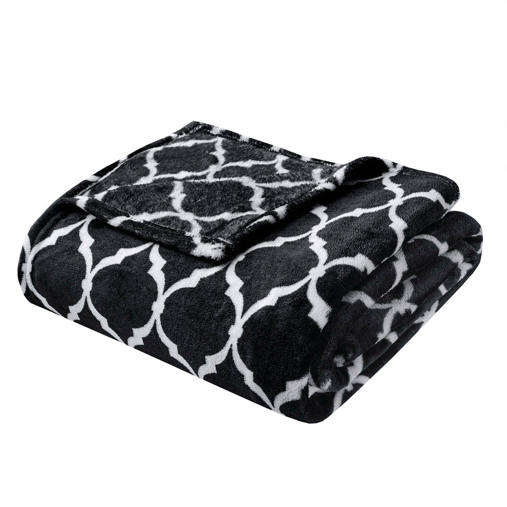 Ogee - Oversized Throw - Black
