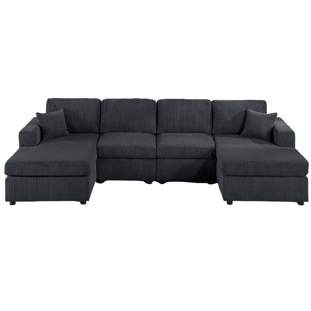 Modern Design Sectional Set With Right And Left Arm Chaise