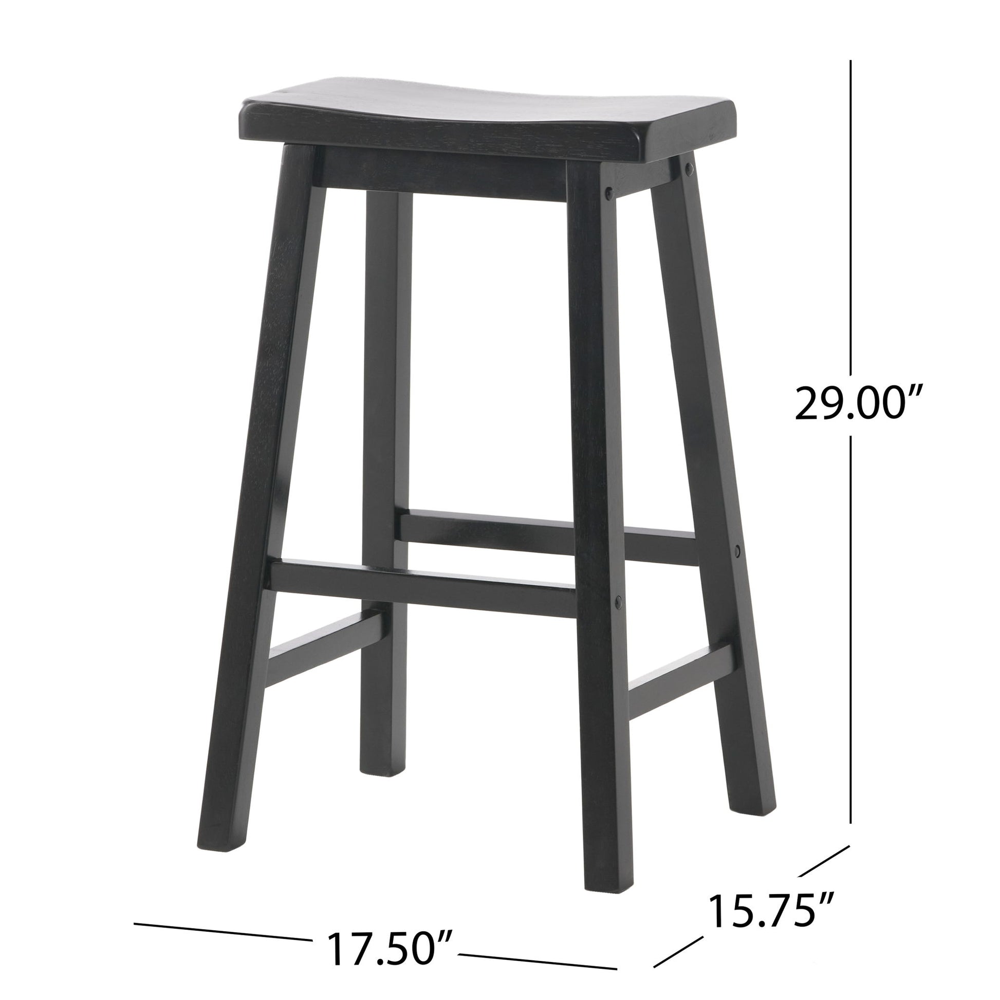 Saddle Stool - Black