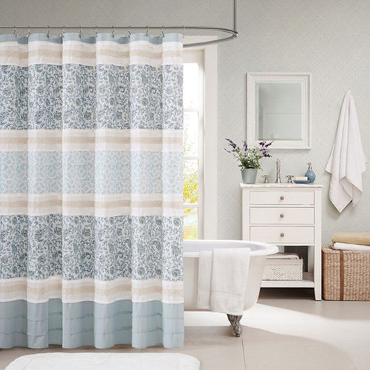 Dawn - Shower Curtain - Blue