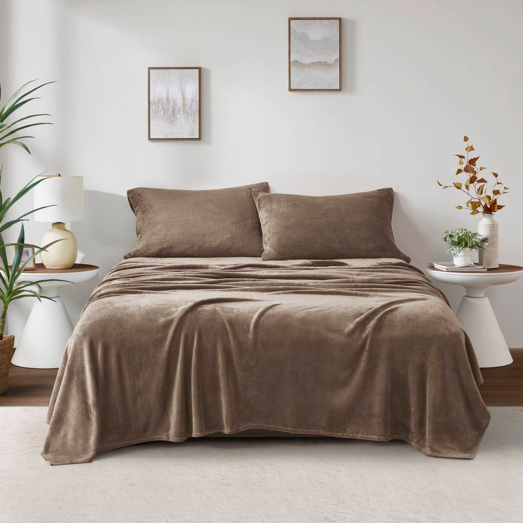 Soloft Plush - Sheet Set - Brown