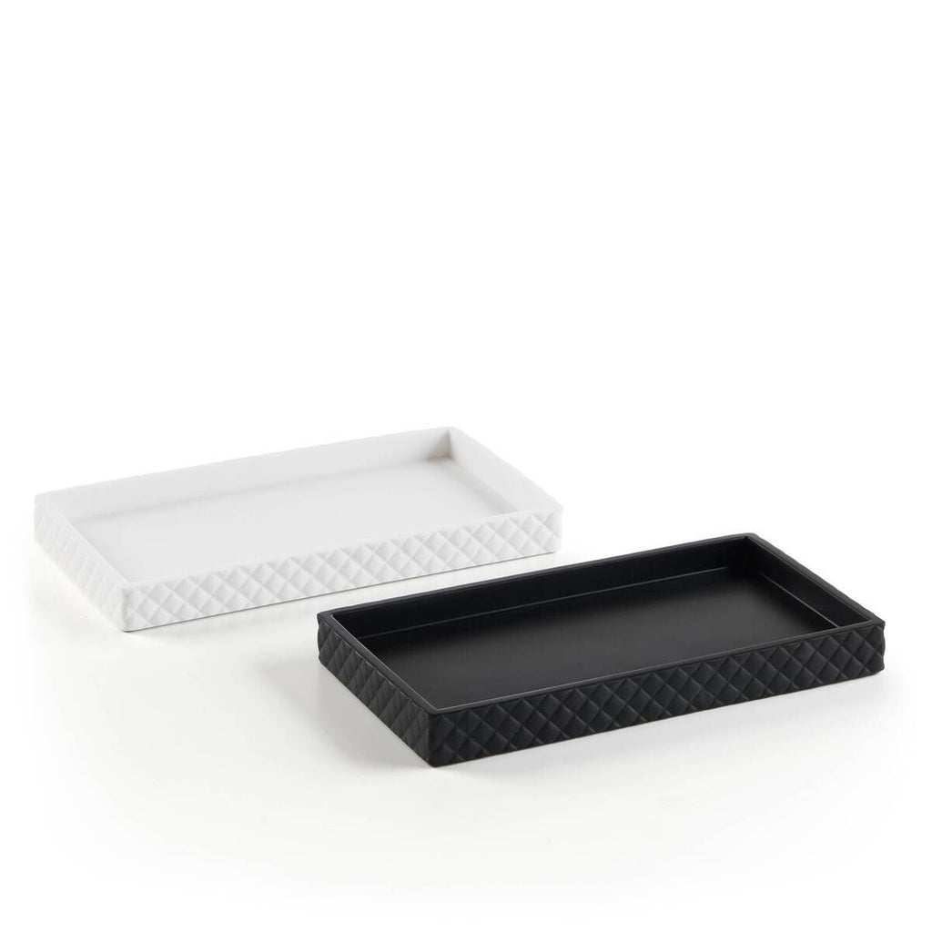Resin - Bath Accessories Set - White