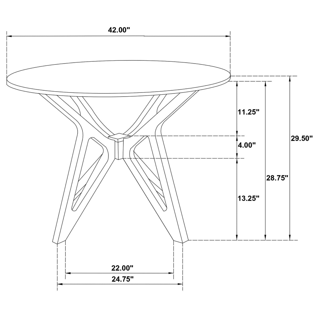 Barlow - Round Dining Table - Light Brown