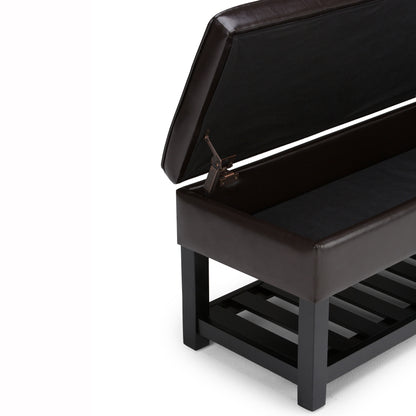 Cosmopolitan - Storage Ottoman Bench with Open Bottom