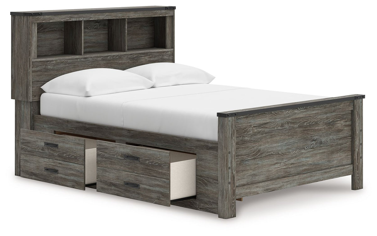 Frandern - Bookcase Panel Bed