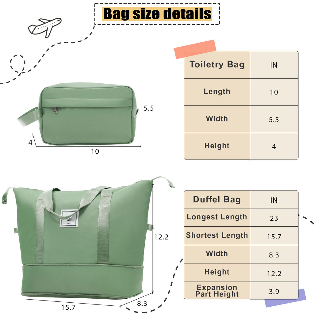 Softside Luggage Expandable Set With Duffel Bag Upright Spinner