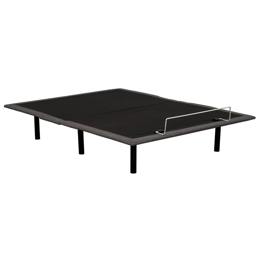 Split King Size Adjustable Bed Base With Wired Remote, Metal Frame
