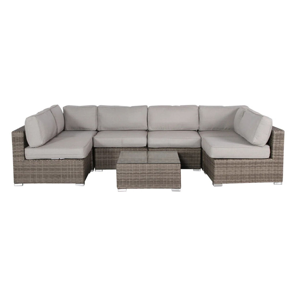 Outdoor Wicker Seating Group With Cushions