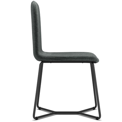 Wilcox - Dining Chair (Set of 2) - Charcoal Grey