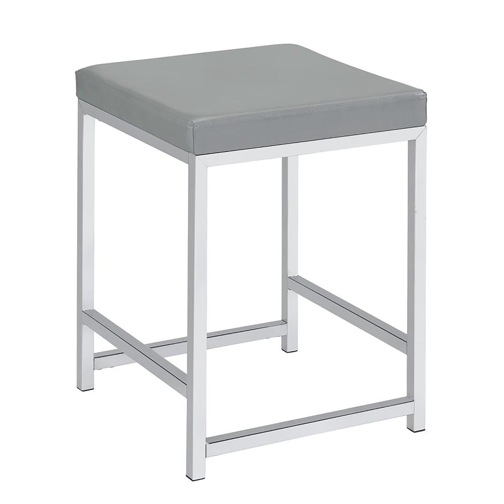 Upholstered Square Vanity Stool