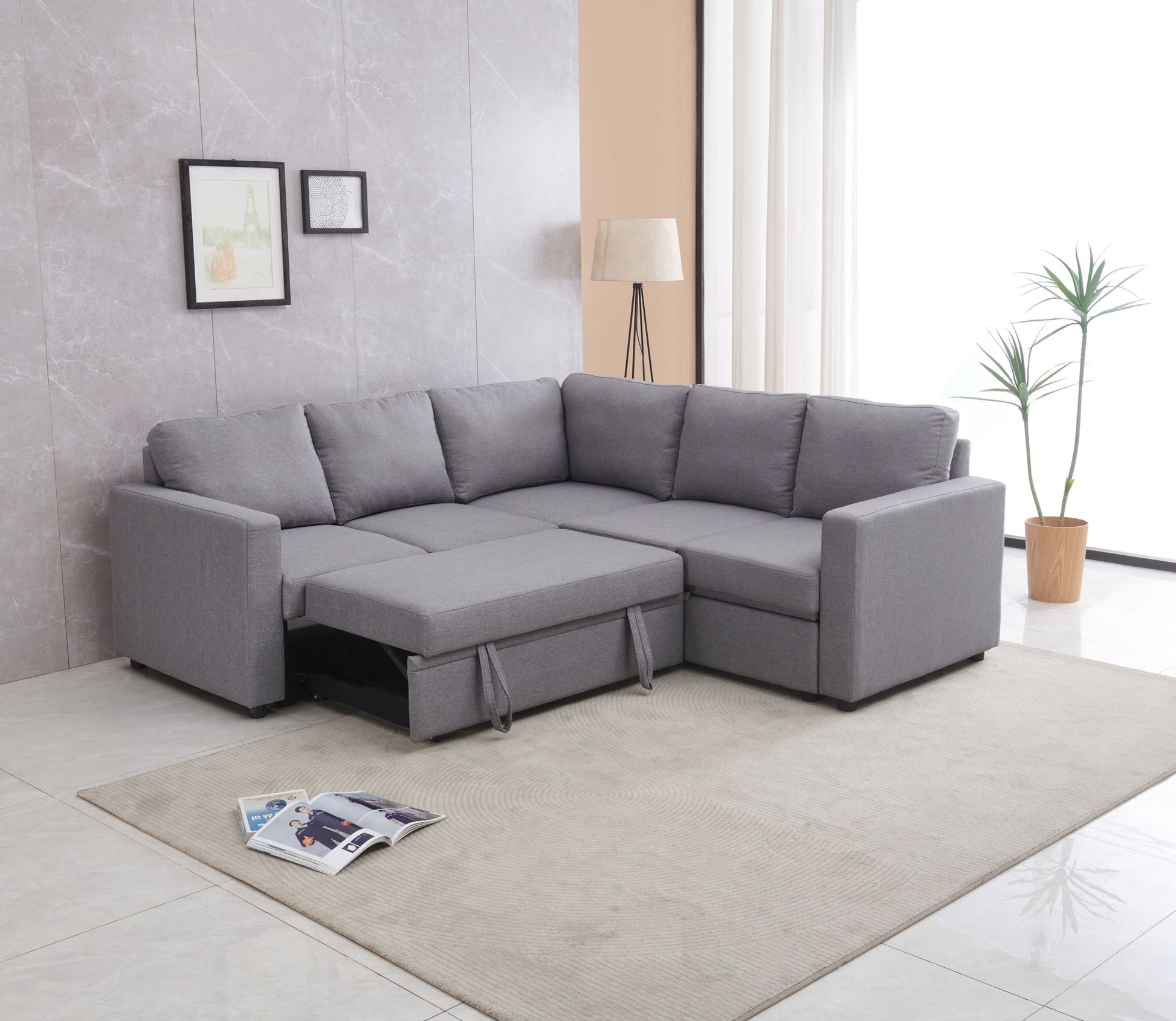Comfort Design Sectional Sofa Bed