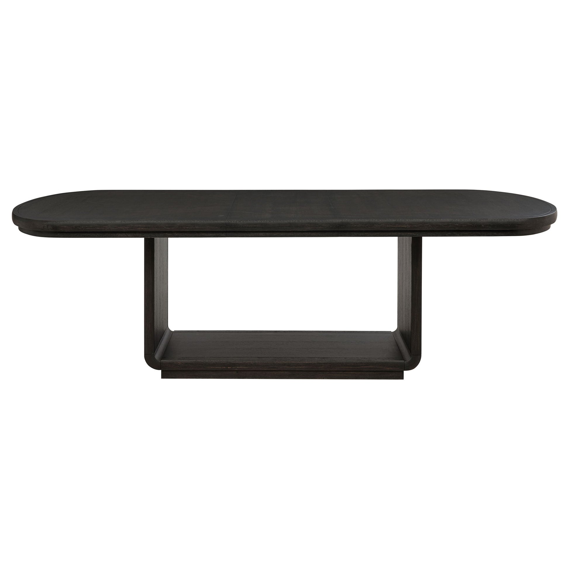 Bangor - Extension Dining Table With Pedestal Base - Black