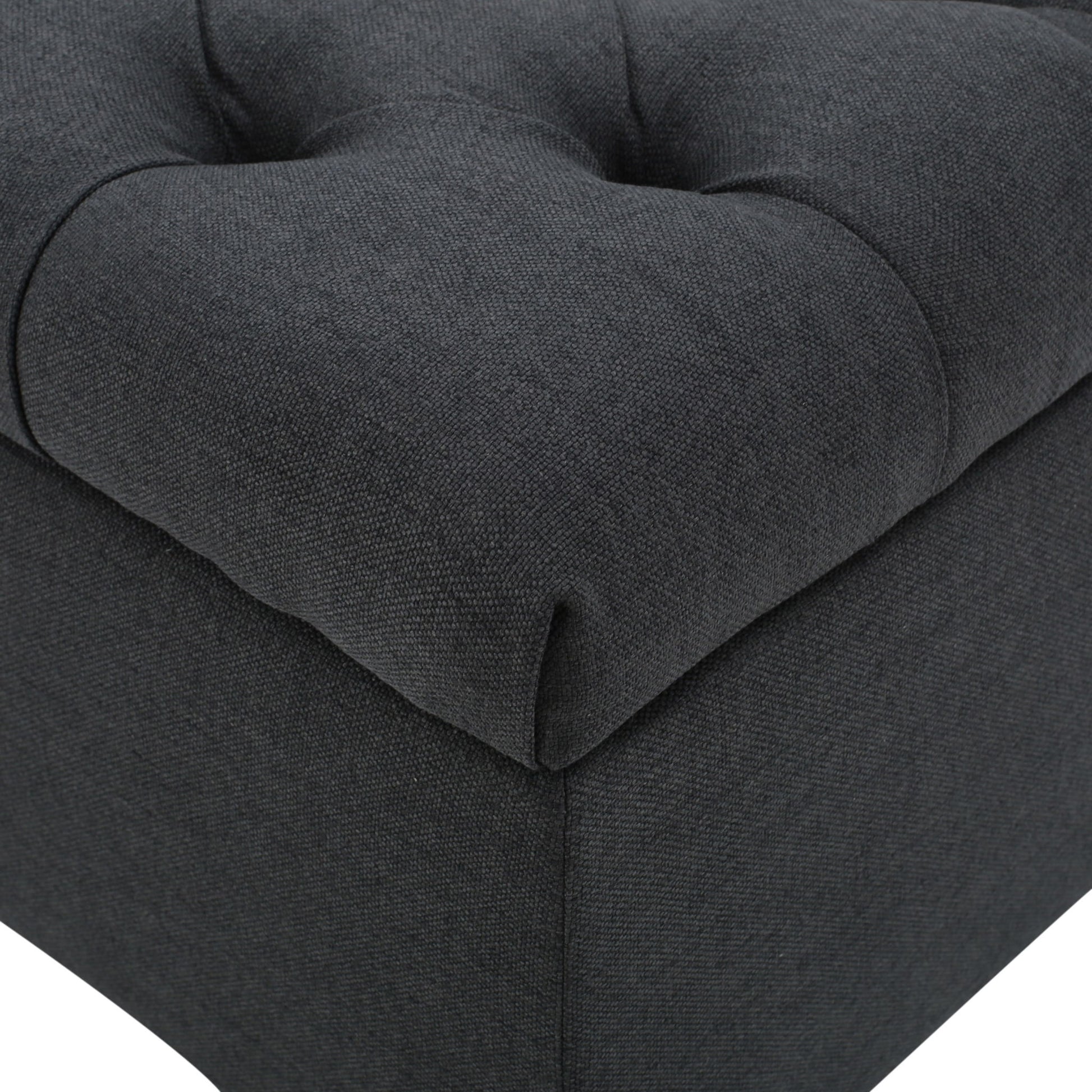 Glouster - Contemporary Storage Ottoman With Button Tufted Design