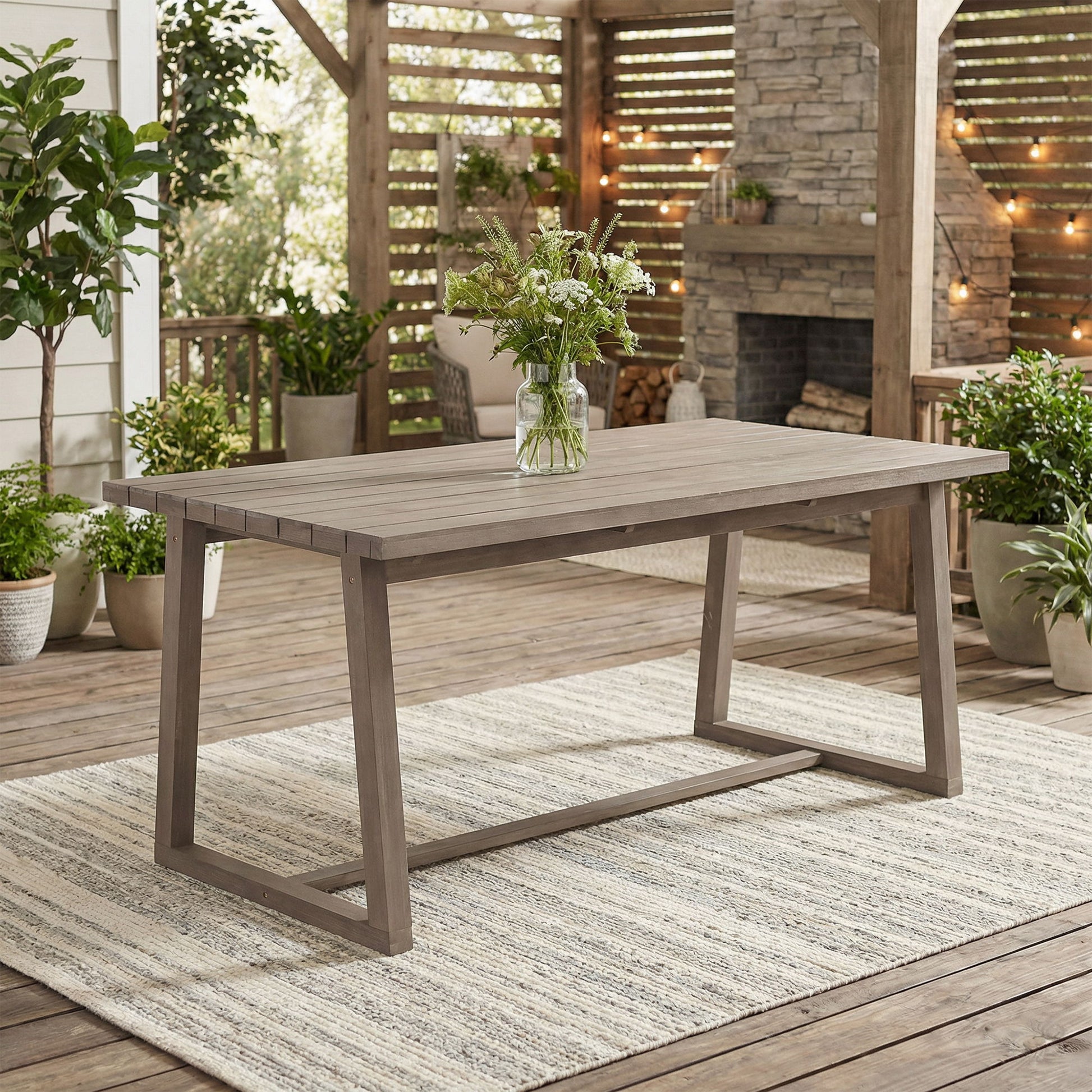 Outdoor Patio Table For Backyard