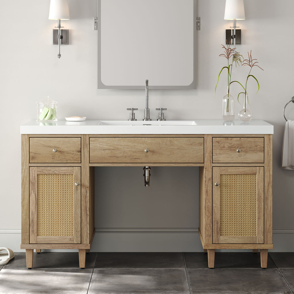 Bathroom Vanity With Sink, Spacious Storage Cabinet