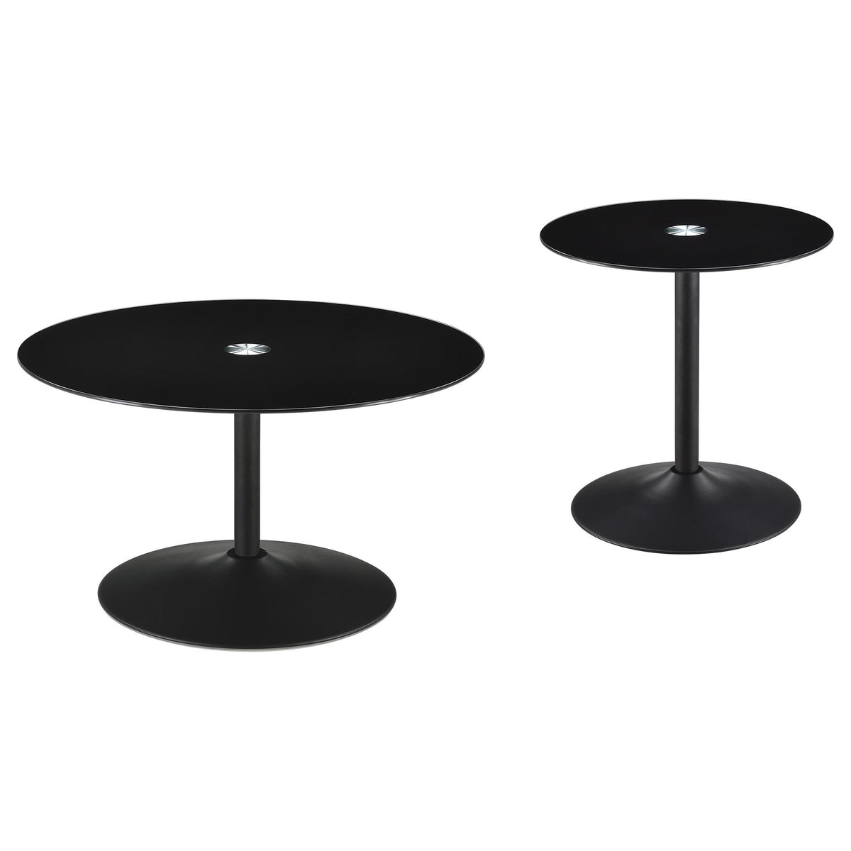 Turpin - 2 Piece Coffee Table Set - Black