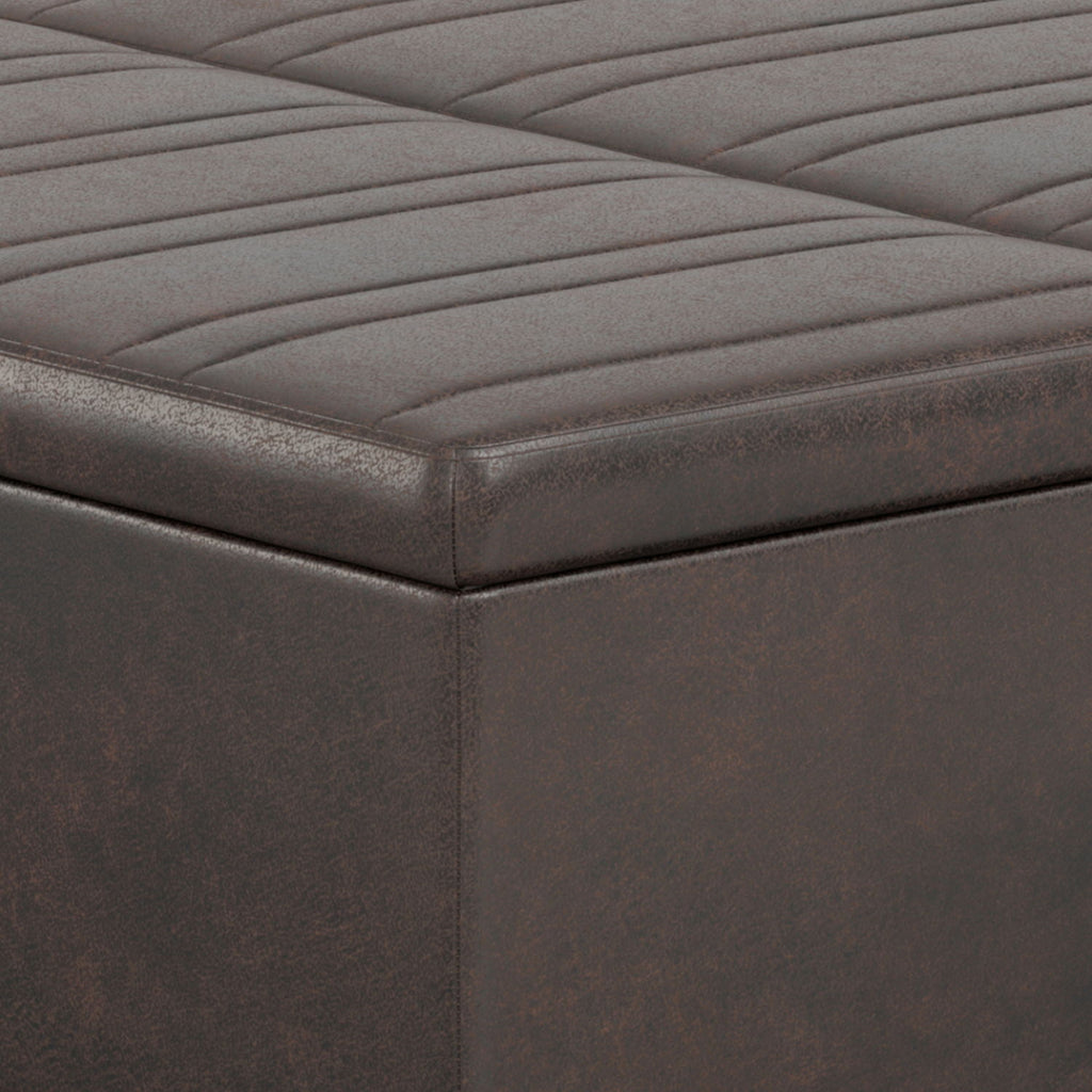Ellis - Upholstered Coffee Table Storage Ottoman