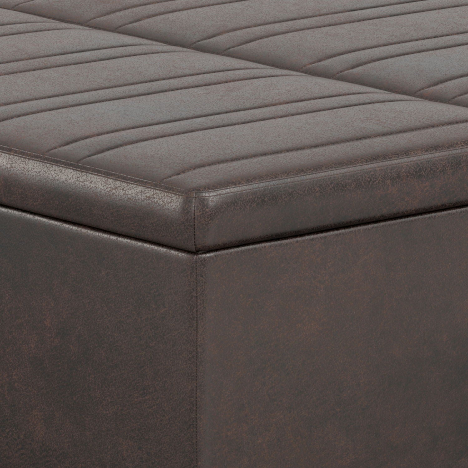 Ellis - Upholstered Coffee Table Storage Ottoman