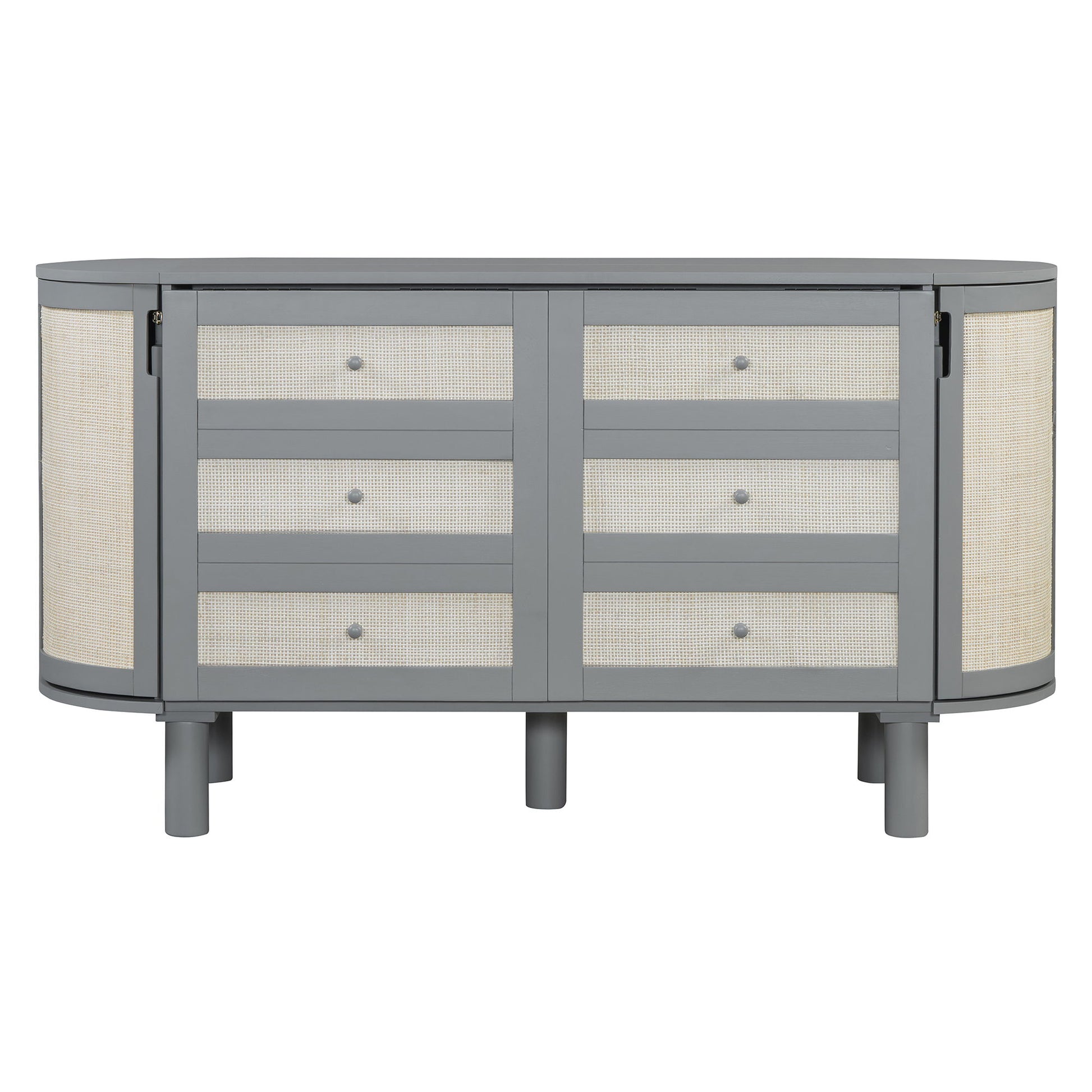 Murphy Bed With Hidden Storage & Modern Woven Design